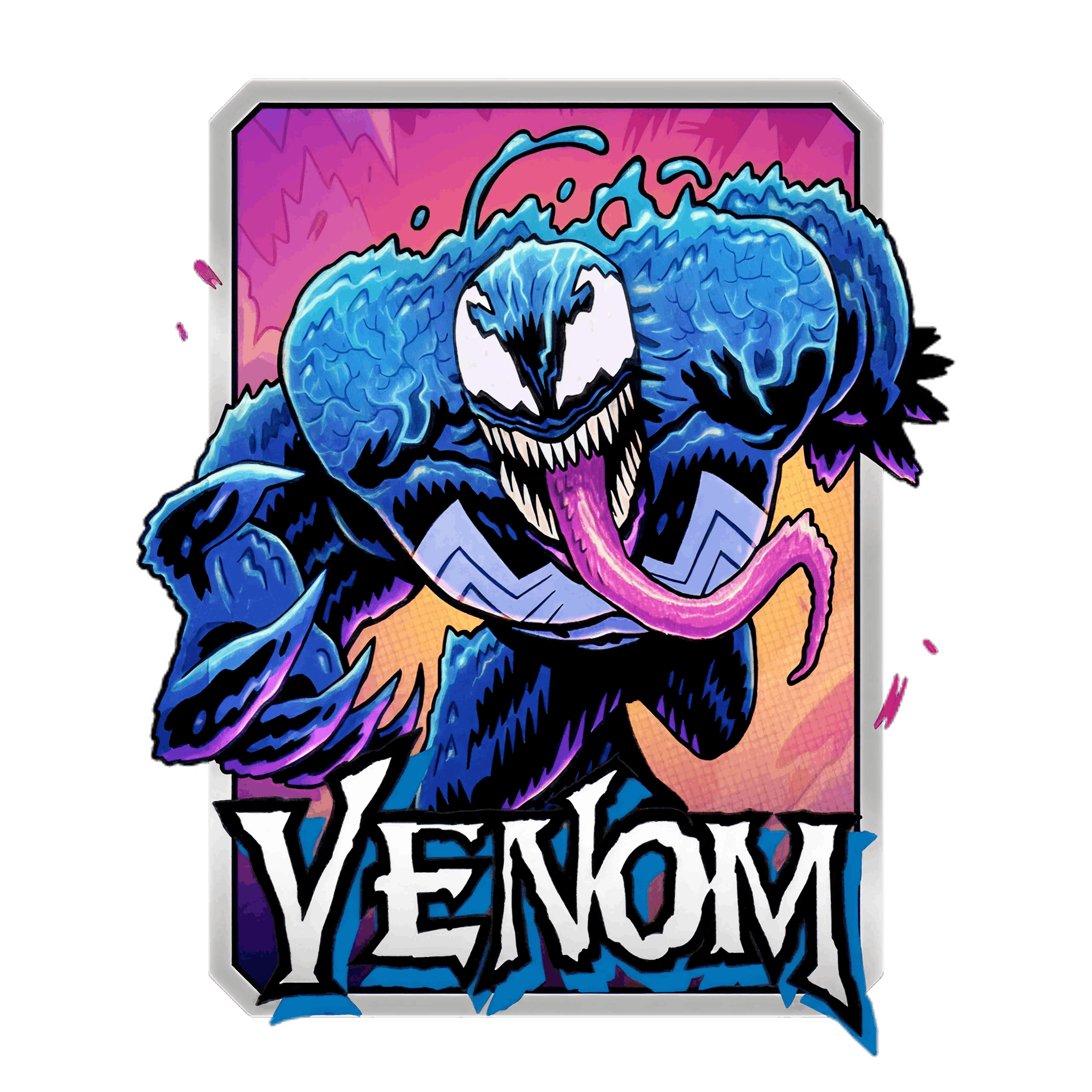 Venom card from Marvel Snap, illustrated by Dan Hipp